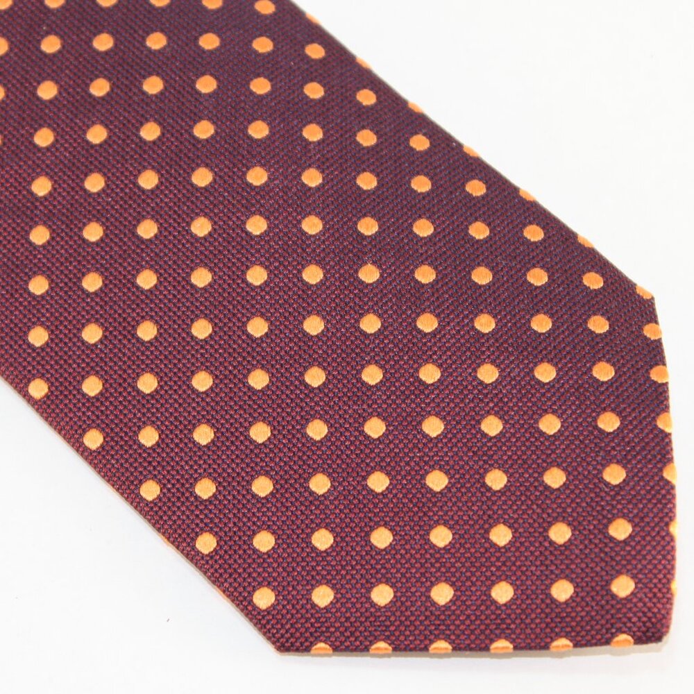 NEW Lanae Joy Silk Tie - Exclusive Private Label -  Maroon Orange